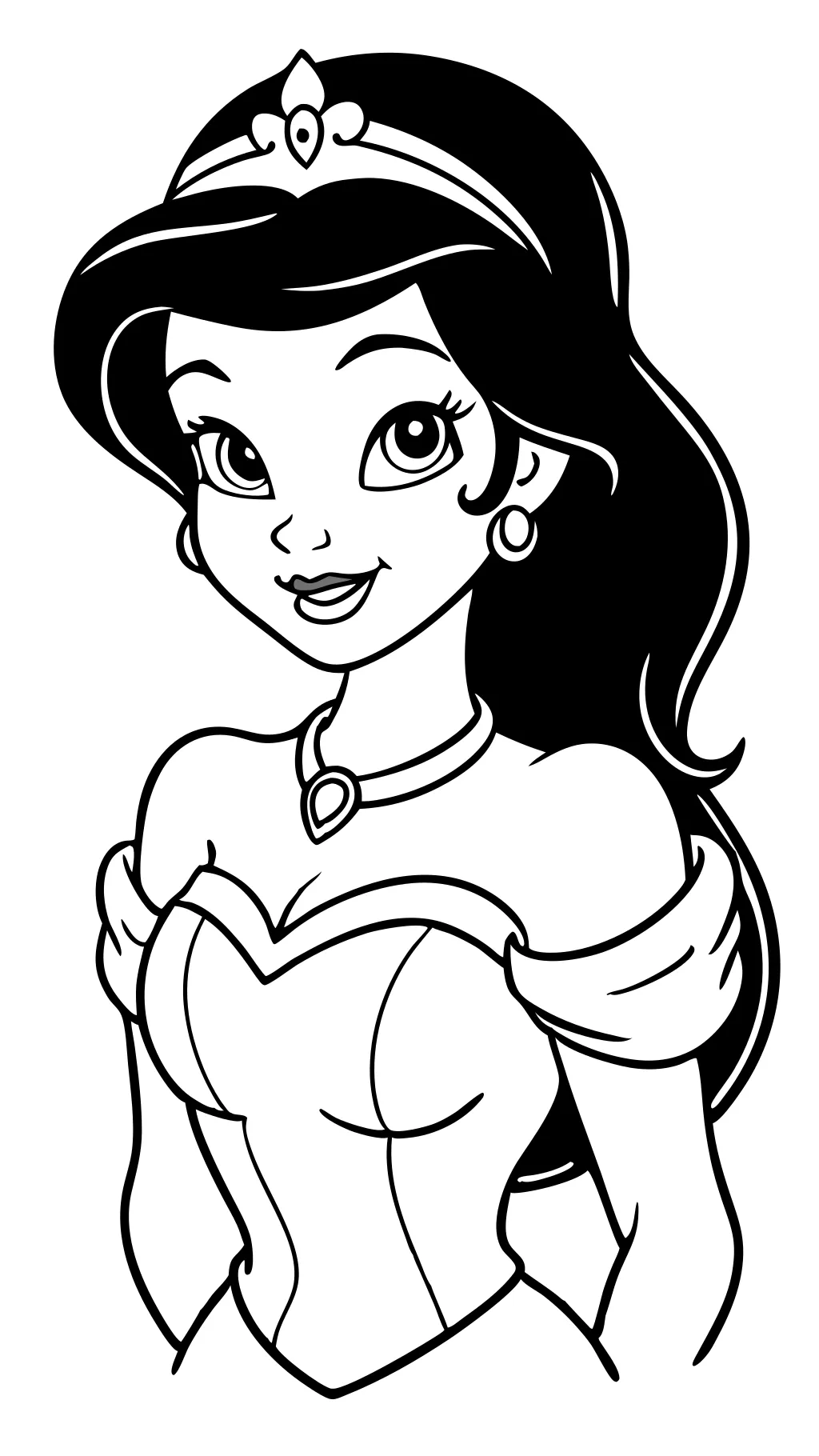 imprimer des coloriages de princesse Disney